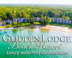 Logo for Glidden Lodge Beach Resort Logo for Glidden Lodge Beach Resort